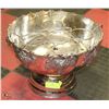 Image 1 : VINTAGE ORNATE METAL PUNCH BOWL