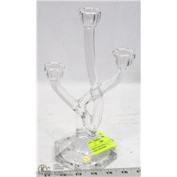 ART DECO CRYSTAL CANDLE HOLDER