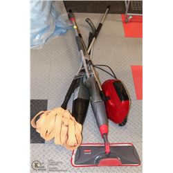 SET OF 4 CLEANING TOOLS, BISSELL 3 IN 1 VAC,