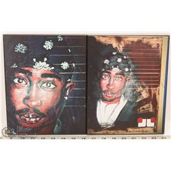 LOT OF 2 TUPAC ART