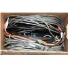 Image 1 : BOX OF ASSORTED DJ /BAND ELECTRICAL CORDS