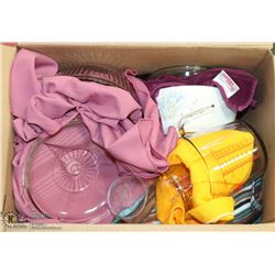 BOX OF COOKWARE