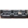 Image 1 : NEW ATHABASCA GENUINE BLACK LEATHER RECLINING DROP