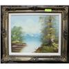 Image 1 : LANDSCAPE OIL PAINTING ON CANVAS