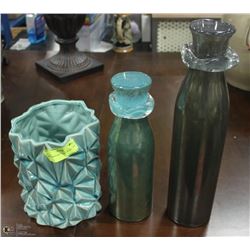 3PC SHOWHOME VASE COLLECTION