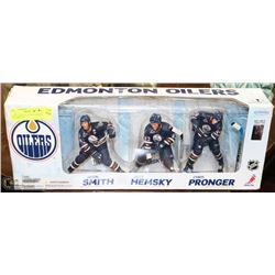 NEW OILER COLLECTIBLE HOCKEY FIGURINES IN