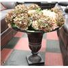 Image 1 : LARGE SHOWHOME  VASE WITH HYDRANGEA FLOWERS