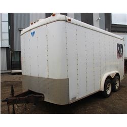 1999 INTERSTATE CARGO TRAILER 7' X14' BARN DOOR