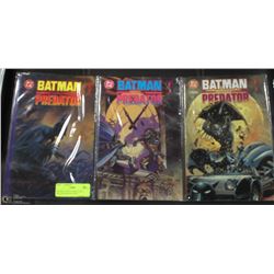 BATMAN VERSUS PREDATOR --- COLLECTOR'S EDITIONS