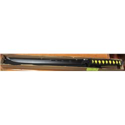 BLACK SWORD WITH SHEATH NEW INBOX 27" OVERALL