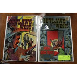 OUTLAWS OF THE WEST COMICS W/STEVE DITKO ART