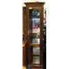 Image 1 : SOLID WOOD CURIO CABINET 18X11X77". FURNITURE