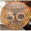Image 1 : LARGE WOOD LABATTS SIGN