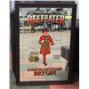 Image 1 : 32" X 22" BEEFEATER BEER MIRROR 1970'S