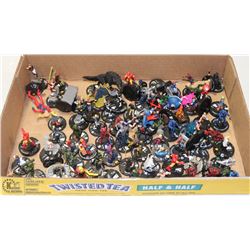 FLAT OF COMICS SUPER HERO ACTION FIGURES