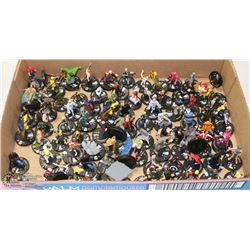 FLAT OF COMICS SUPER HERO ACTION FIGURES
