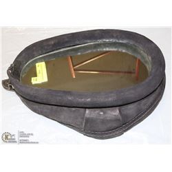 VINTAGE HORSE COLLER MIRROR