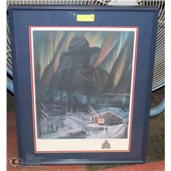 23" X 28" RCMP 100 YEAR ANNIVERSARY