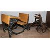 Image 1 : MINIATURE TRICYCLE & SCHOOL DESK. 10"&9" TALL