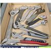 Image 1 : ESTATE TOOL LOT W/ CHANNEL LOCKS & ADJUSTABLE