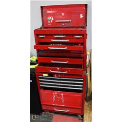 RED 3 PC TOOL BOX