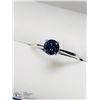 Image 2 : 6) 10KT GOLD BLUE DIAMOND RING