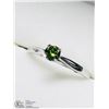 Image 2 : 10) 10KT GOLD GREEN DIAMOND RING