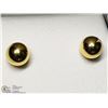 Image 1 : 13) STERLING SILVER GOLD PLATED EARRINGS