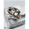 Image 1 : 22) STERLING SILVER MORGANITE RING