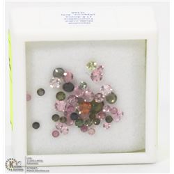 23) GENUINE MULTI COLOR TOURMALINE GEMSTONE
