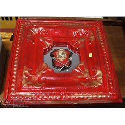 VINTAGE COAT OF ARMS WALL DISPLAY 22” X 22”