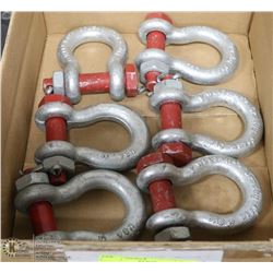 BOX OF 6 NEW CROSBY 3 ¼ T CLEVISES