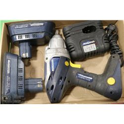 MASTERCRAFT 18V 1/2" CORDLESS IMPACT WRENCH W/ 2