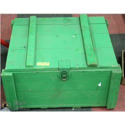 WOODEN CRATE 13"H X 21"D X 25"W