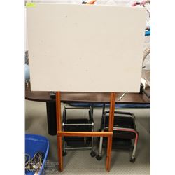 LARGE WOODEN PAINTERS EASEL CANVAS SIZE 36"X27"