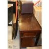 Image 1 : OFFICE DESK SOLD WITH SIDEBOARD, 3 MIRRORS,