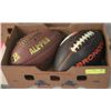 Image 1 : 2 FOOTBALLS WILSON ALL PRO AND BRONCOS