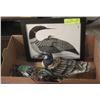 Image 1 : 2 WOODEN DUCKS AND FRAMED DUCK PICTURE