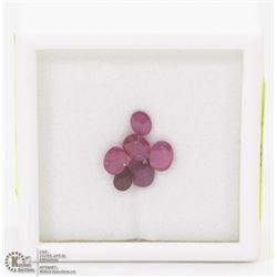 27) GENUINE NATURAL RUBIES ASST SIZES GEMSTONE