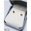 Image 3 : 35) 14KT GOLD CITRINE EARRINGS