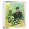 Image 1 : ANTIQUE FRAMED POSTER OF TARAS SHEVECHENKO