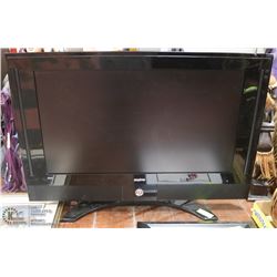 SANYO 32" LCD T.V. W/ UNIVERSAL REMOTE