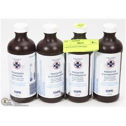 4 BOTTLES OF PEROXIDE.250ML EACH