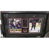 Image 1 : JAROME IGINLA & DION PHANEUF FRAMED DISPLAY FROM