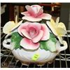 Image 1 : CAPODIMONTE CERAMIC FLOWER ARRANGEMENT