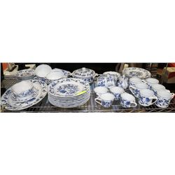 BLUE DANUBE DISH SET