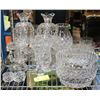 Image 1 : ESTATE COLLECTION OF ASSORTED CRYSTAL