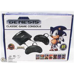 SEGA GENESIS CLASSIC GAME CONSOLE 81 BUILT IN