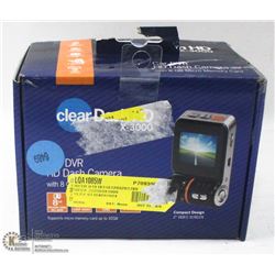CLEAR DASH X3000 HD DASH CAM W/ ROTATING CAMERA