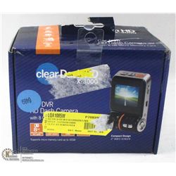 CLEAR DASH X3000 HD DASH CAM W/ ROTATING CAMERA